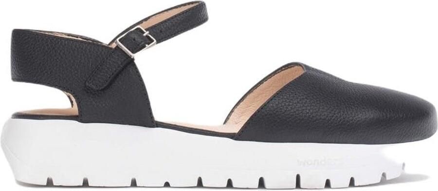 Wonders Odisei Dames Sneaker met MemoryGel Binnenzool Black