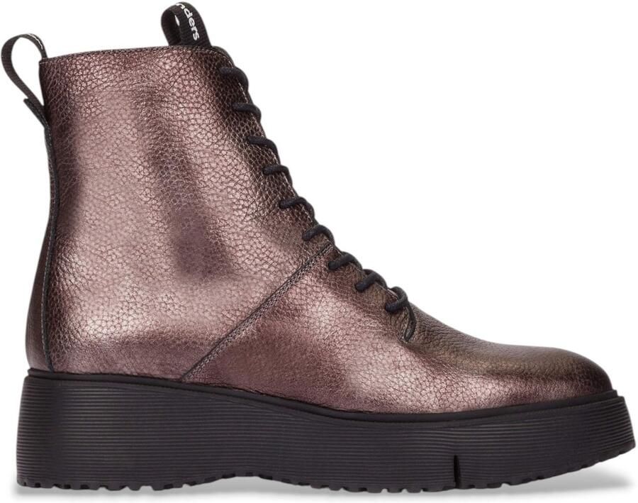 Wonders Bristol loden leren enkellaarsjes