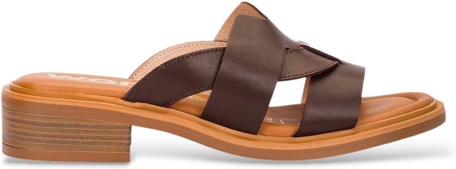 Wonders Bruine golf sandalen