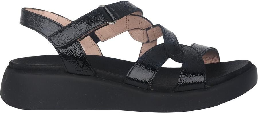 Wonders Zwarte Cordelia Sandaal Dames