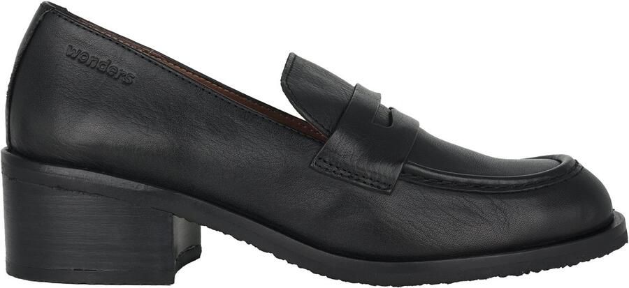 Wonders Crep 1 dames instapper Zwart