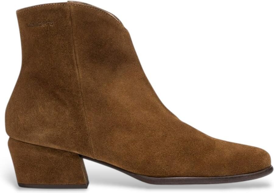 Wonders Fei bruin leren enkellaarsjes - Foto 2