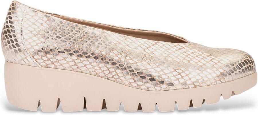 Wonders Fly 00 gouden slangenleren schoenen - Foto 2