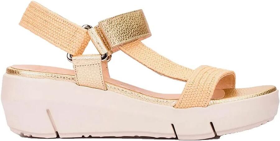 Wonders Flynn 90 Wedgesandalen Beige Vrouw
