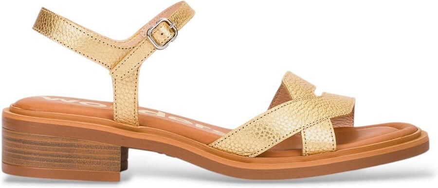Wonders Gouden Tokat Sandalen