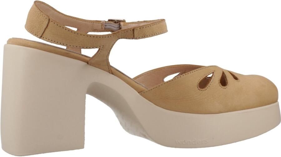 Wonders Lady 91 Hakken Sandalen Beige Vrouw