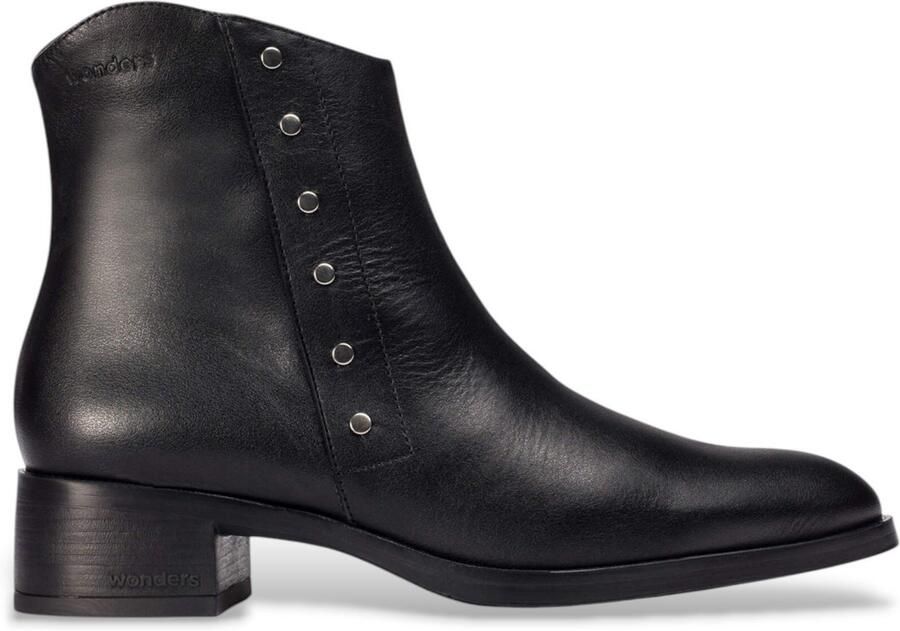 Wonders Leren enkellaarsjes Bonjour