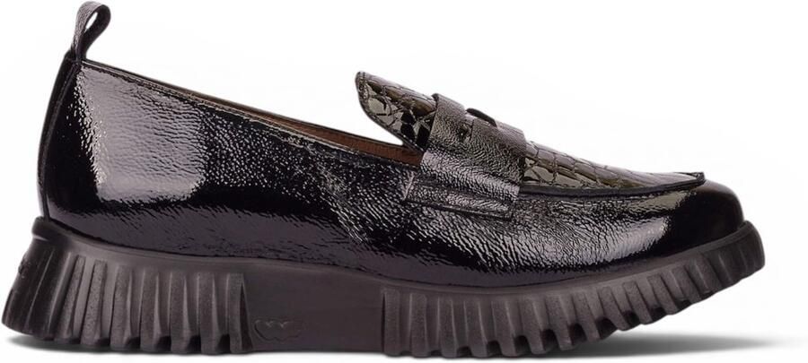 Wonders Leren mocassins Mix
