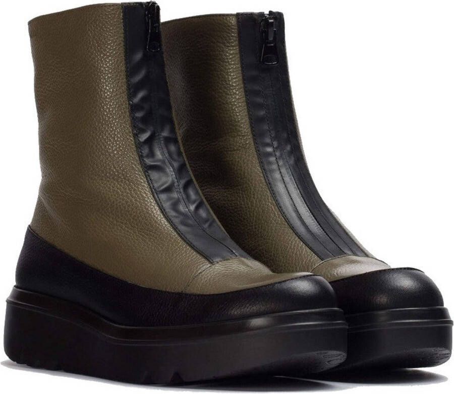 Wonders Botín Livia oliva Color: Negro Green Dames - Foto 3