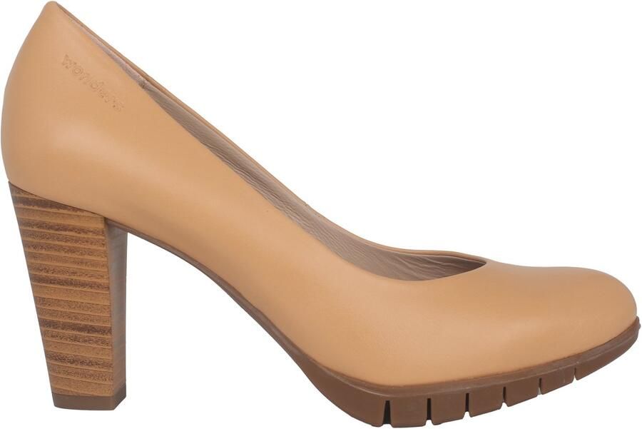 Wonders Beige hoge hakken pomp voor vrouwen