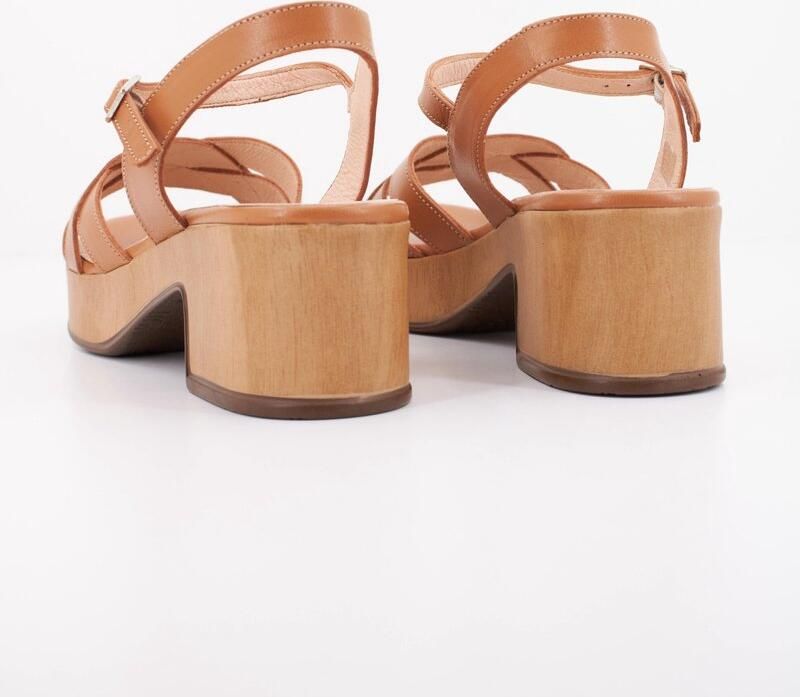 Wonders Miercoles 60 Hakken Sandalen Oranje Vrouw