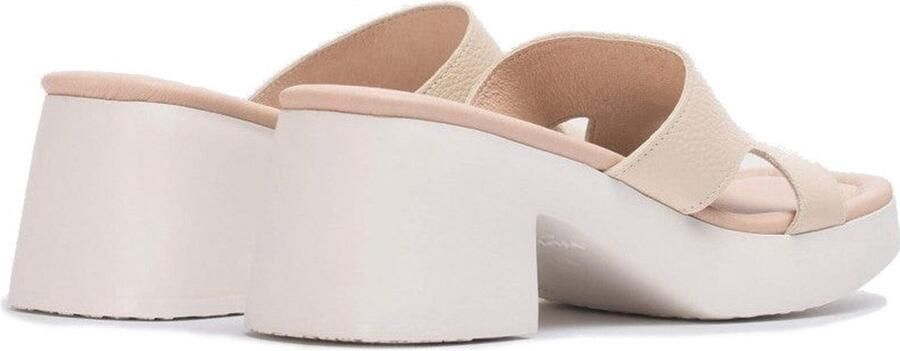 Wonders Leren sandaal met pastelprint Beige Dames - Foto 5