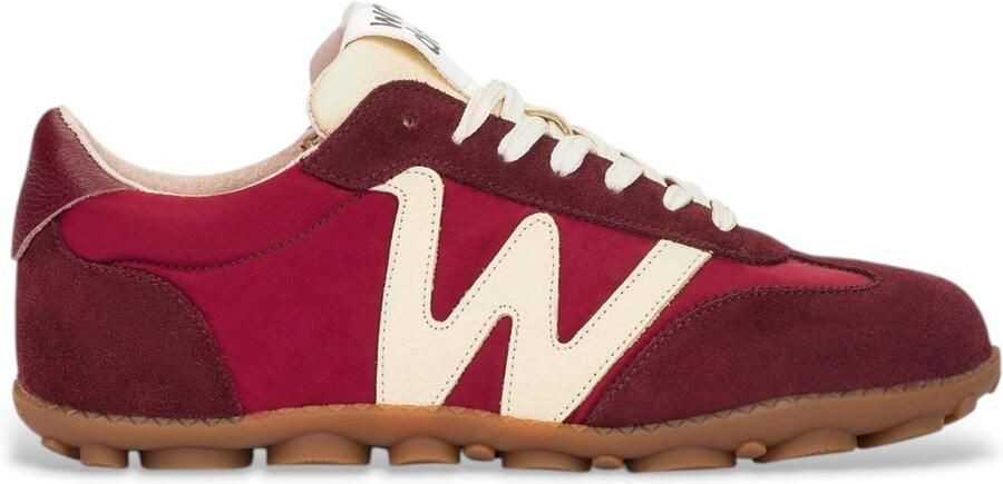 Wonders Nysa rode leren pantoffels