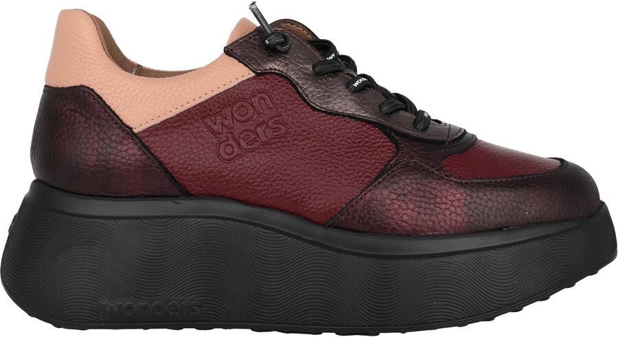 Wonders Rode Damessneaker Stijlvol en Comfortabel