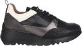 Wonders Lichte en comfortabele leren sneaker Zwart Dames - Zwart