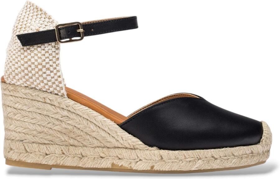 Wonders Sandalen Ena YD-SI685 espadrilles met sleehak