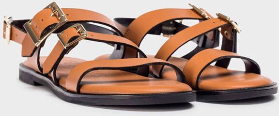Wonders Zorion Sandalen Oranje Vrouw