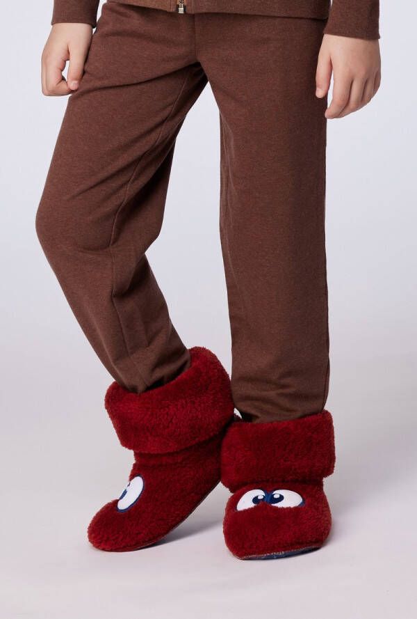 Woody Pantoffels Donkerrood