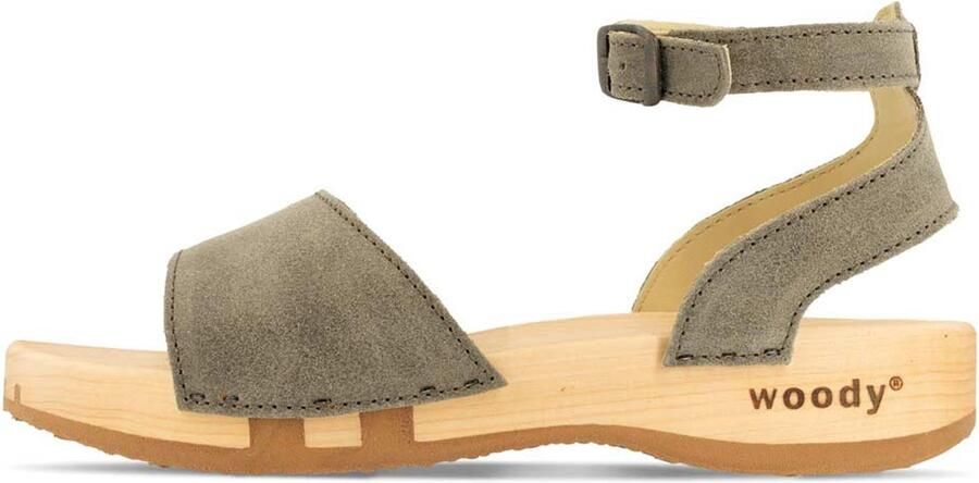 Woody dames sandalen crème