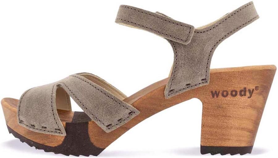 Woody dames sandalen crème