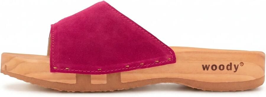 Woody dames sandalen fuchsia