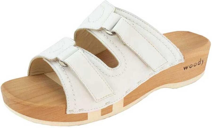 Woody dames sandalen wit