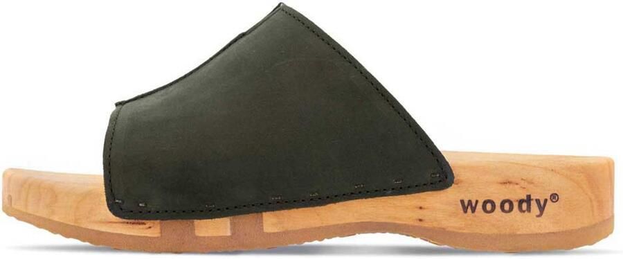 Woody dames sandalen zwart