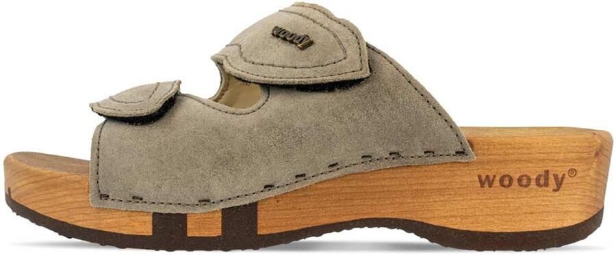Woody dames veterschoenen crème