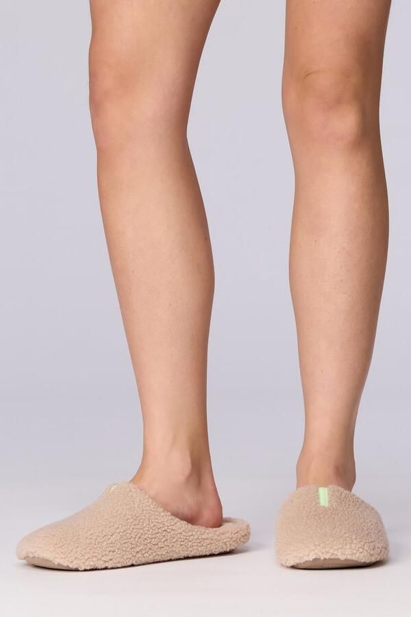 Woody Pantoffels beige