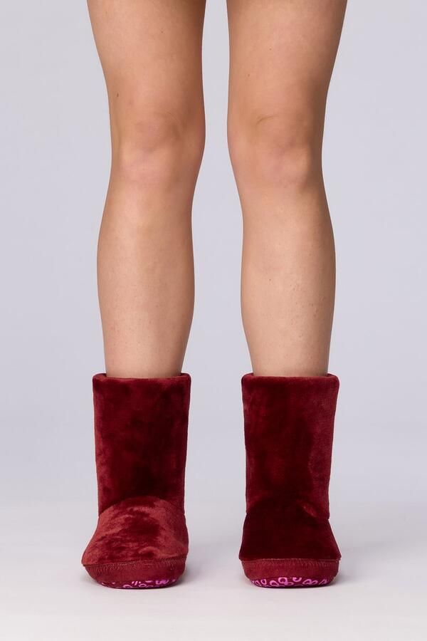 Woody Pantoffels bordeaux