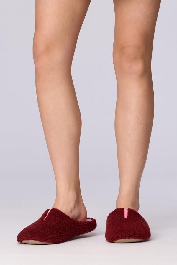 Woody Pantoffels bordeaux
