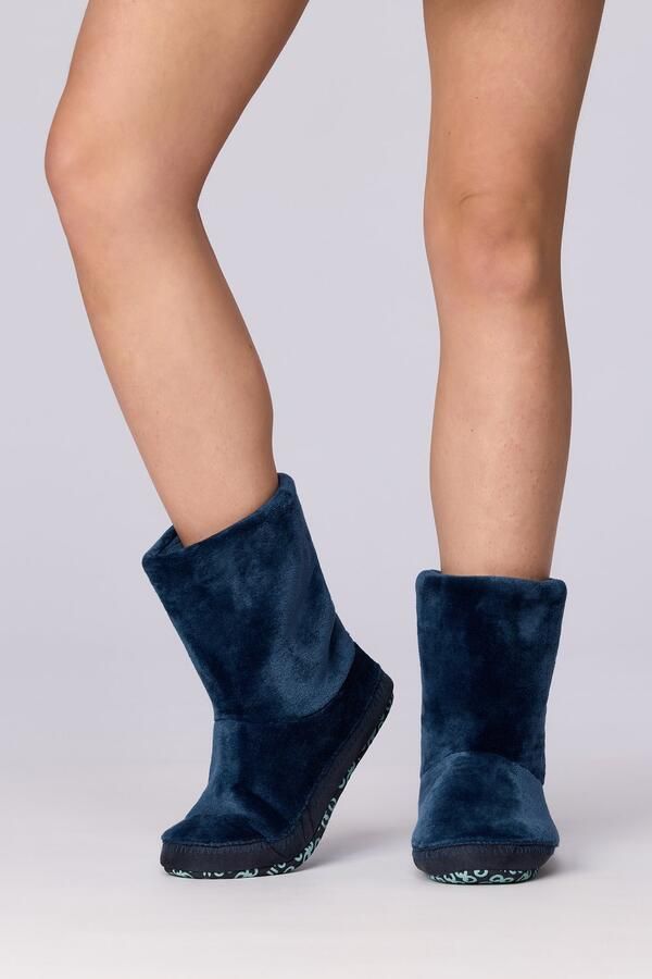Woody Pantoffels donkerblauw