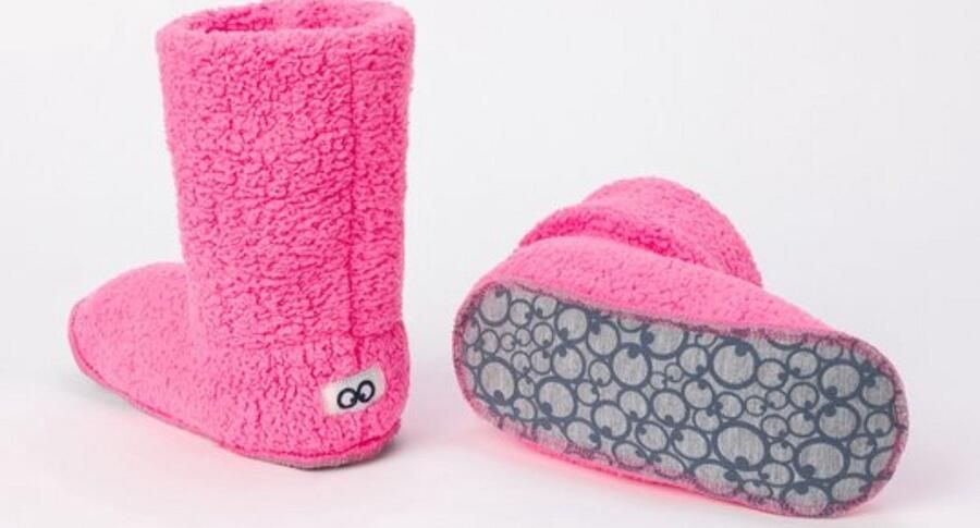 Woody pantoffels neonroze