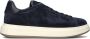 Woolrich Blauwe Suède Court Sneakers Mannen Blue Heren - Thumbnail 1