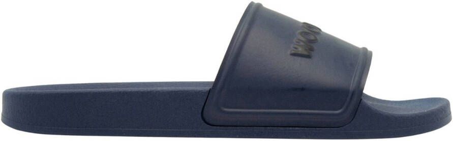 WOOLRICH Badslippers Heren Slide Sandal Maat: 43 Materiaal: Rubber Kleur: Groen