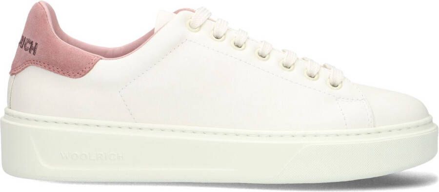 WOOLRICH Lage Sneakers Dames Classic Court Dames Maat: 37 Materiaal: Leer Kleur: Wit