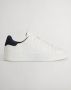 Woolrich Klieke Court Leren Sneakers voor Heren White Heren - Thumbnail 1
