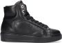 Woolrich Low-Top Sneakers Dames Classic Court Mid Women Nappa in zwart - Thumbnail 2