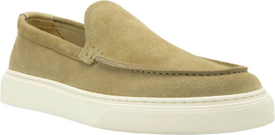 Woolrich Boat Slip On Heren Loafers Instappers Heren Beige