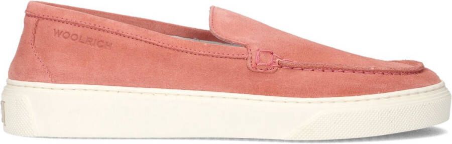 WOOLRICH Loafers Dames Slip On Loafer Maat: 38 5 Materiaal: Suède Kleur: Roze