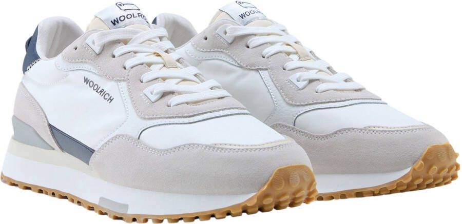 WOOLRICH Lage Sneakers Retro Sneaker Maat: 40 Materiaal: Suède Kleur: Wit