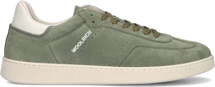 WOOLRICH Lage Sneakers Heren Swing Court Manh Maat: 41 Materiaal: Suède Kleur: Groen