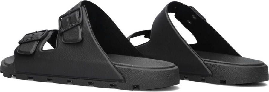 WOOLRICH Slippers Heren Two Bands Sandal Man Maat: 44 Materiaal: Rubber Kleur: Zwart