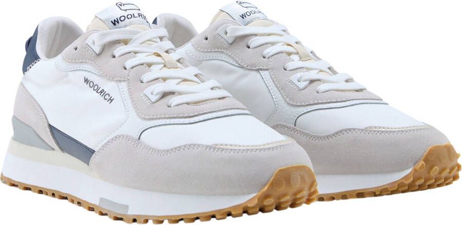 WOOLRICH Lage Sneakers Retro Sneaker Maat: 39 Materiaal: Suède Kleur: Wit