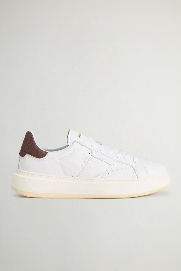Woolrich ARROW sneakers van kalfsleder white