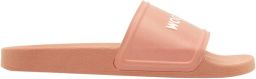 WOOLRICH Badslippers Dames Slide Sandal Dames Rubber Roze