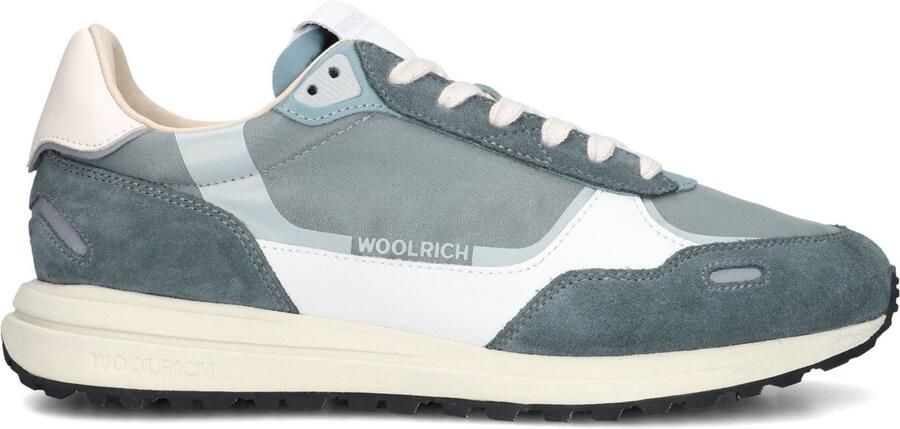 WOOLRICH Lage Sneakers Heren Retro Sneaker Man Maat: 44 Materiaal: Suède Kleur: Blauw
