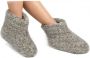 Woolwarmers Dolly Unisex Sloffen grijs 100% wol - Thumbnail 1