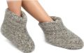 Woolwarmers Dolly Unisex Wollen Sloffen Grijs - Grijs