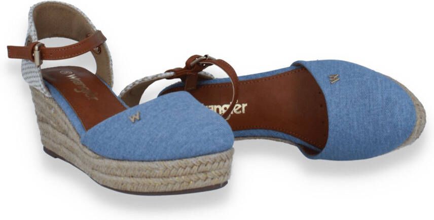 Wrangler Dames Sandaal 9 Bela C Women Semi Wedge Celestial Blue BLAUW